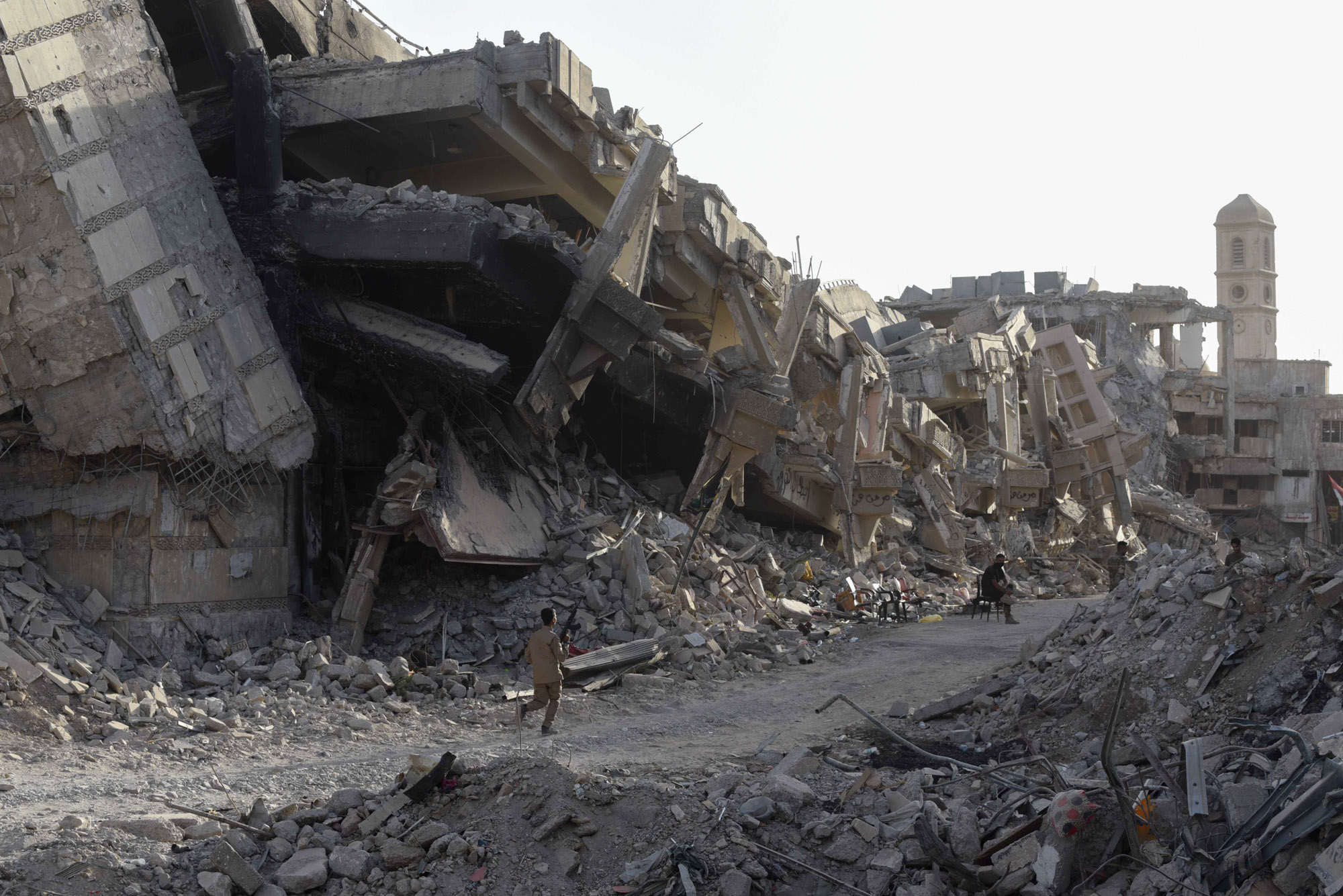 Mosul air strike destruction