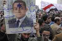 Egypte - Manifestants anti-Moubarak sur la place Tahrir